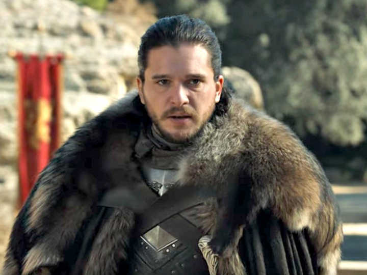 Jon Snow (Kit Harington) no episódio “The Dragon and the Wolf”, que finaliza a sétima temporada de “Game of Thrones”