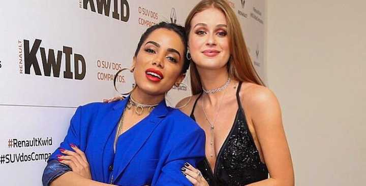 Marina Ruy Barbosa posta foto sem maquiagem e sem filtro e Anitta comenta