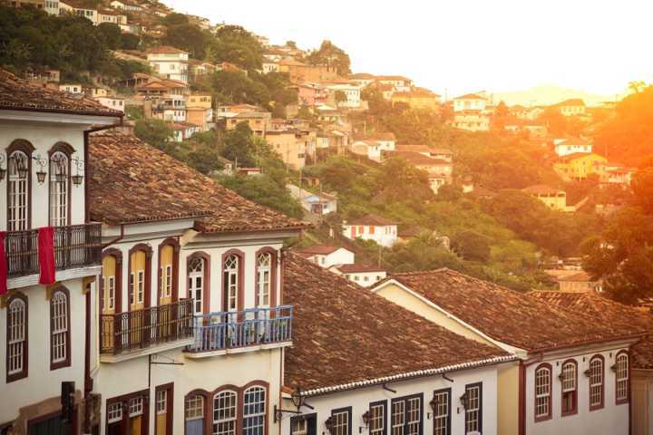 Vista da cidade de Ouro Preto