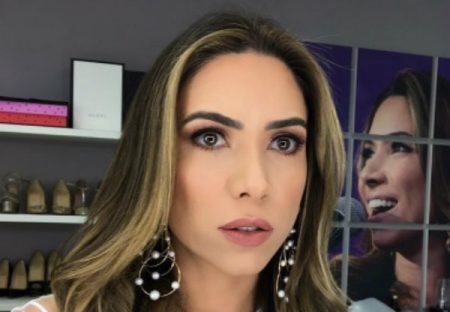 A apresentadora Patrícia Abravanel