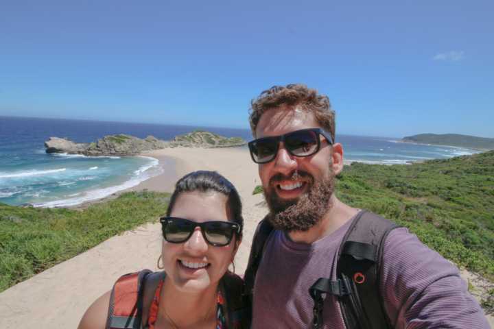 Adriana e Caio percorreram os mais de 200 km de extensão da Garden Route