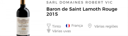 Baron de Saint Lamoth Rouge 2015