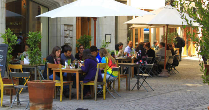 O bairro Lastarria tem diversas opções de bares e restaurantes