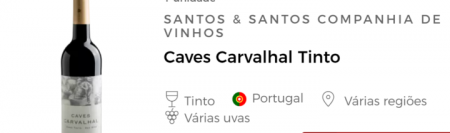 Caves Carvalhal Tinto