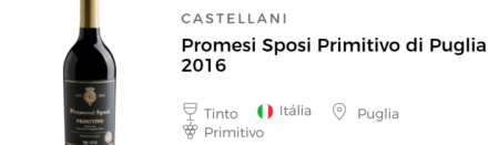 Promesi Sposi Primitivo di Puglia 2016