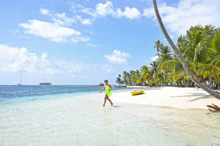 Em uma das 365 ilhas do Arquipélago de San Blas, no Panamá