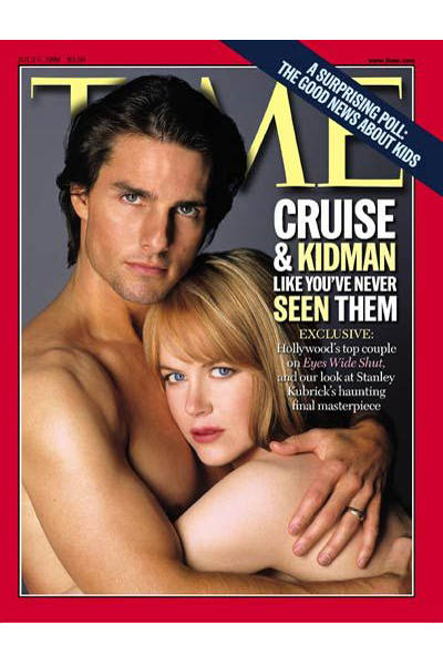 Tom Cruise e Nicole Kidman pelados na capa da ‘Time’