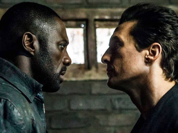 Roland (Idris Elba) e Matthew McConaughey (Walter) em “A Torre Negra”