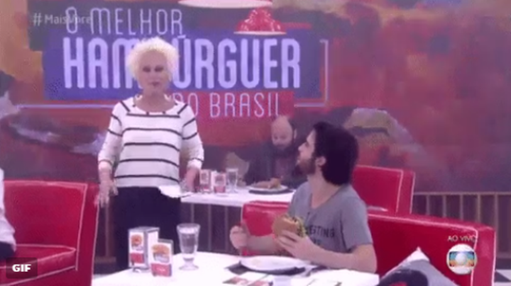 Ana Maria Braga faz piada com invasão de fumaça no estúdio do “Mais Você”