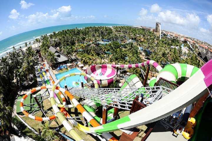 Resort fica dentro do Beach Park, um dos melhores parques aquáticos do mundo