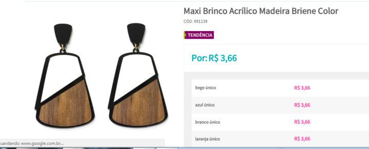 Na Biju Total, loja da 25 de Março, os brincos custam menos de R$ 5