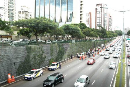 A Prefeitura de São Paulo já entregou a primeira etapa do “Corredor Verde” na Avenida 23 de Maio