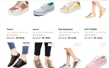 Promoção de hot sale sapatos dafiti