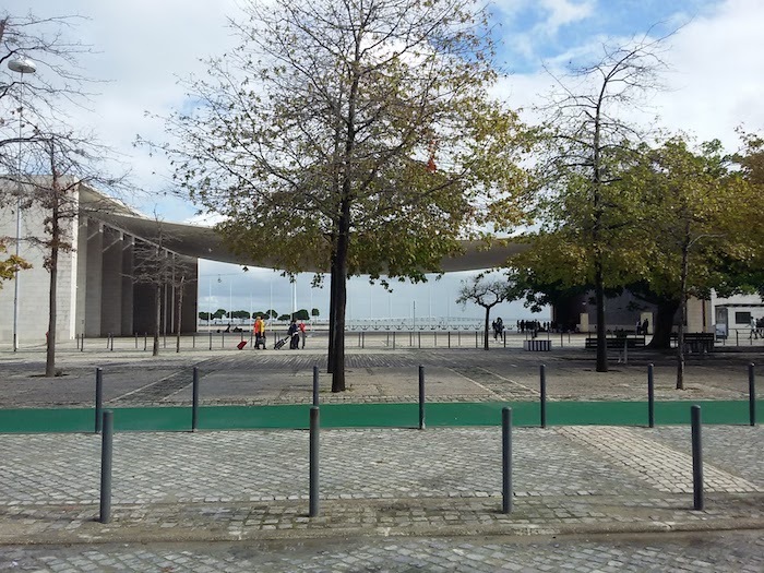 Vista da área externa do Parque das Nações