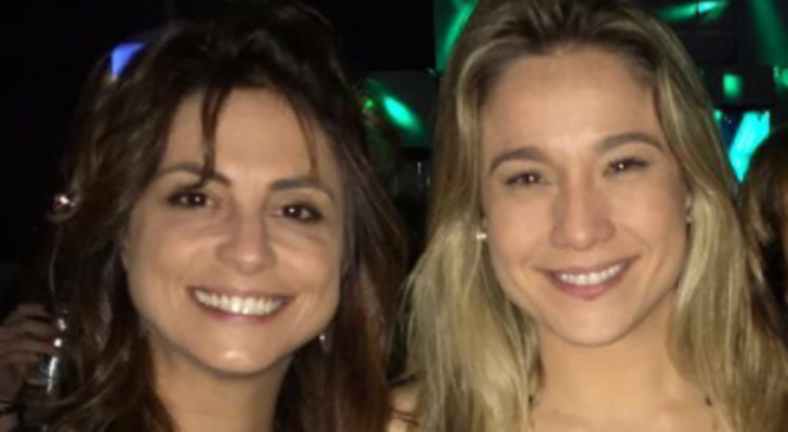 Fernanda Gentil e sua namorada, a também jornalista Priscila Montandon