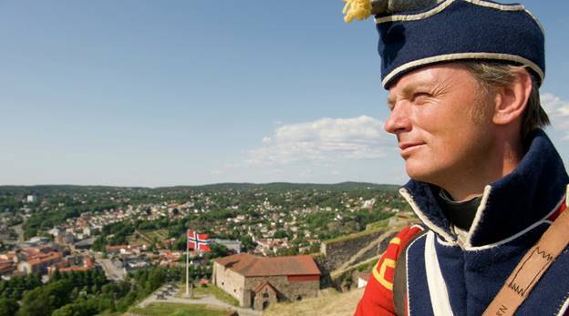 Halden abirga uma fortaleza histórica do século 12