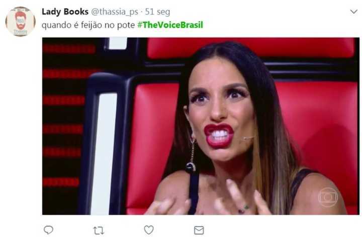 Renove seu pack de memes com as caras e bocas de Ivete Sangalo no The Voice