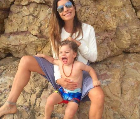 Joana Balaguer e o filho, Martin