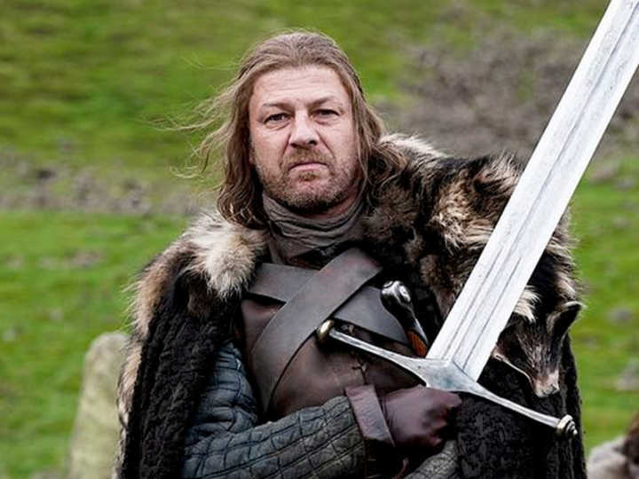 Sean Bean como Ned Stark em “Game of Thrones”