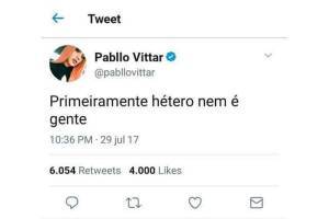 Primeiramente, é mentira!