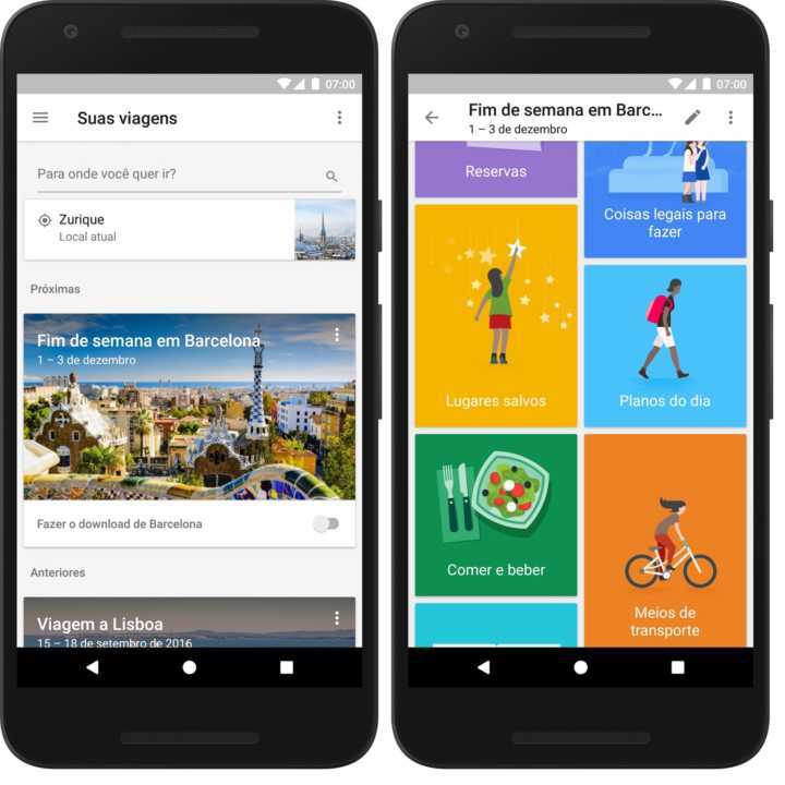 O Google Trips traz informações de 200 cidades pelo mundo