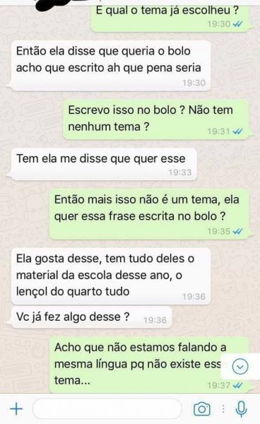 Conversa no WhatsApp Parte 1