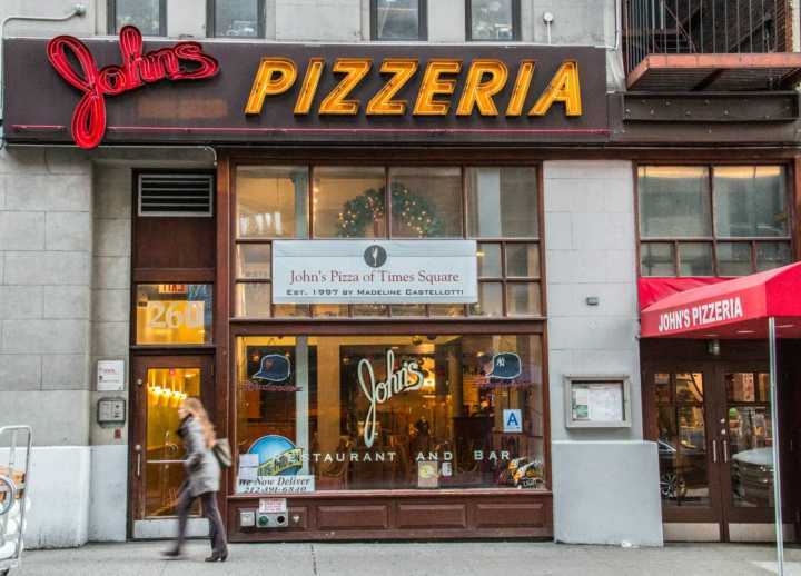 John’s Pizzeria na Times Square