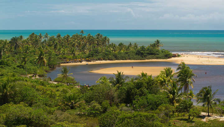 Caraíva é umas das mais belas praias do litoral sul da Bahia