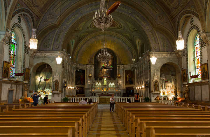 Interior da “Igreja dos Marinheiros”, como é carinhosamente conhecida