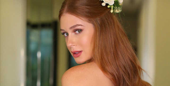 Marina Ruy Barbosa no dia de seu casamento