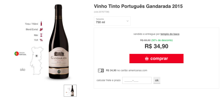 Os rótulos atingem até 50% OFF na loja virtual