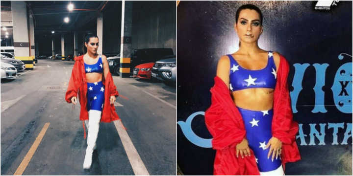 Pisa menos! Cleo Pires encarna a Mulher Maravilha em festa no Ceará