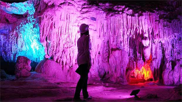 Interior da gruta da Lapinha