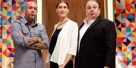 Henrique Fogaça, Paola Carosella e Erick Jacquin são os jurados do MasterChef Brasil