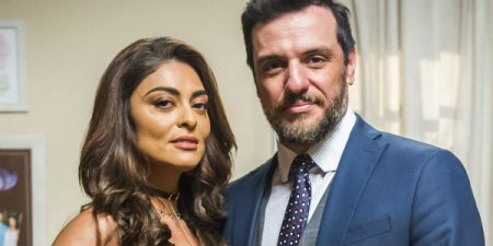 Bibi (Juliana Paes) e Caio (Rodrigo Lombardi) em “A Força do Querer”