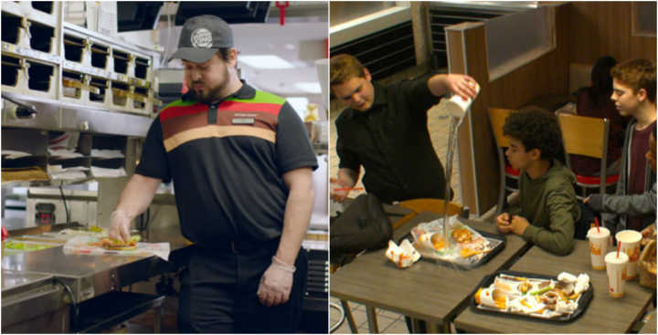 O que te incomoda mais: ‘violência’ contra um hambúrguer ou contra uma pessoa?