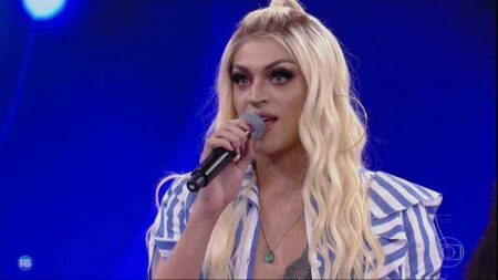 Pabllo Vittar participou do “Domingão do Faustão”