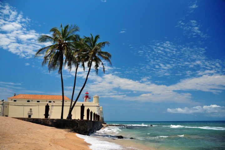 Forte de São Sebastião, na ilha de São Tomé