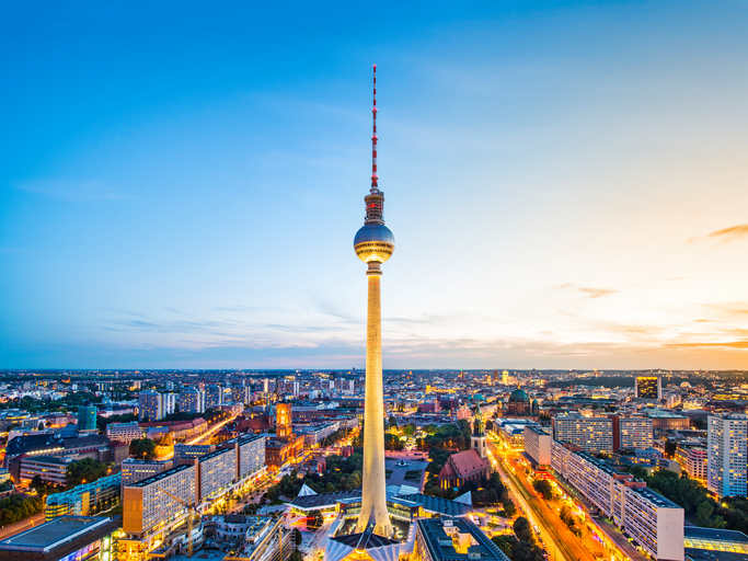 Torre de TV de Berlim, um dos pontos mais famosos da capital alemã