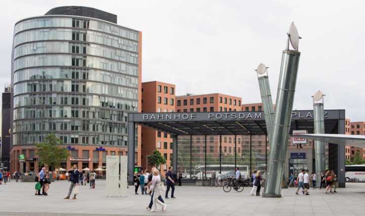 Vista panorâmica da Potsdamer Platz