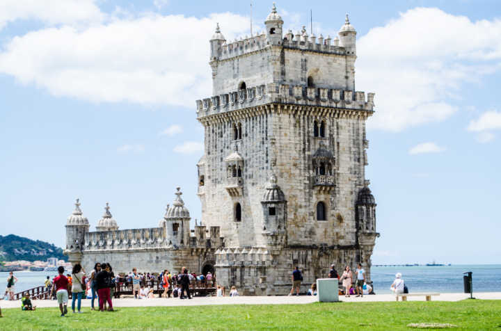 Torre de Belém, um dos cartões-postais de Lisboa