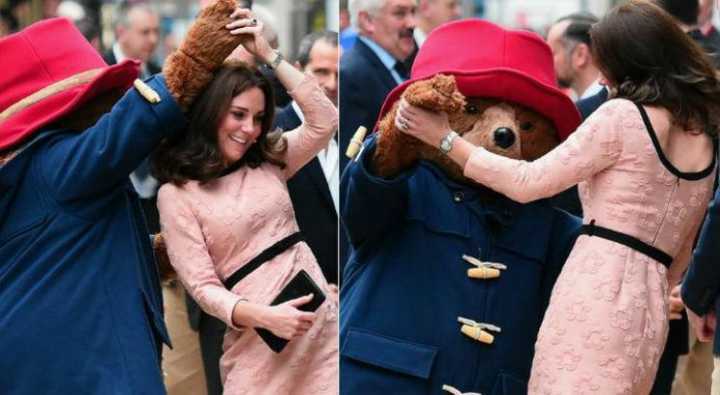 Kate Middleton dança com o Urso Paddington