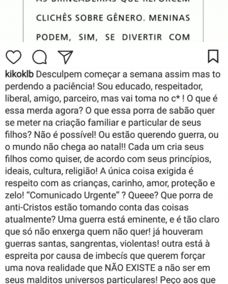 Textão do músico