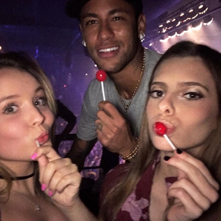 Larissa Manoela, Neymar e Gabi Motta