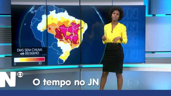 Maria Julia Coutinho, apresentadora do tempo do Jornal Nacional
