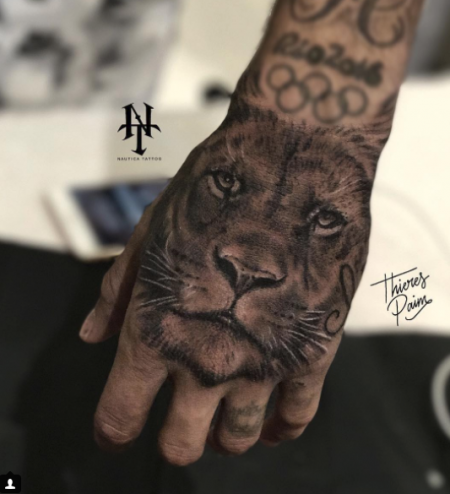 Nova tatuagem de Neymar