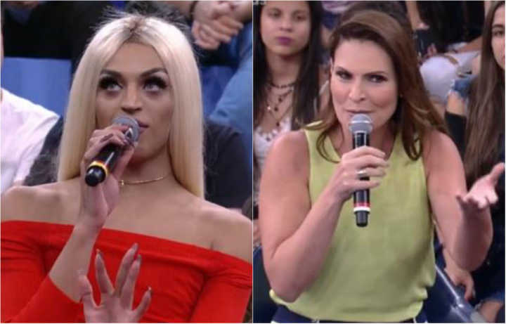 A drag queen surpreendeu o público com sua pergunta no Altas Horas