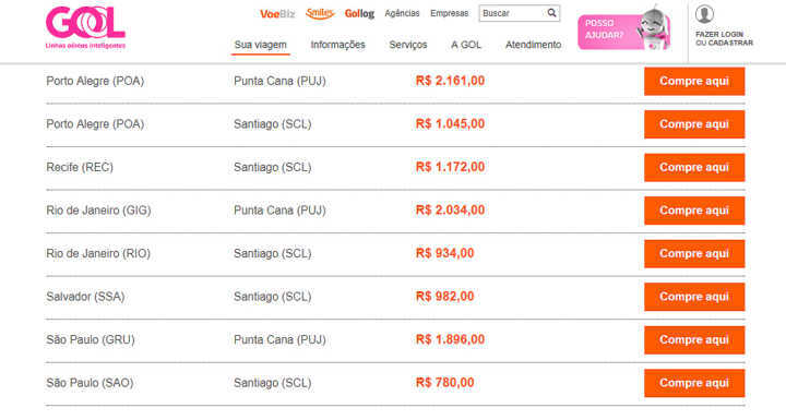 Garanta agora sua próxima viagem com tarifas imperdíveis