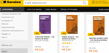 Diversos Livros com até 80% Off