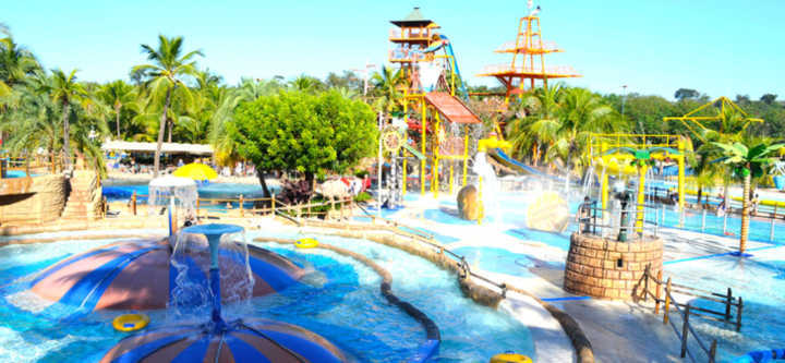 Vista do complexo Thermas dos Laranjais, em Olímpia, no interior de SP